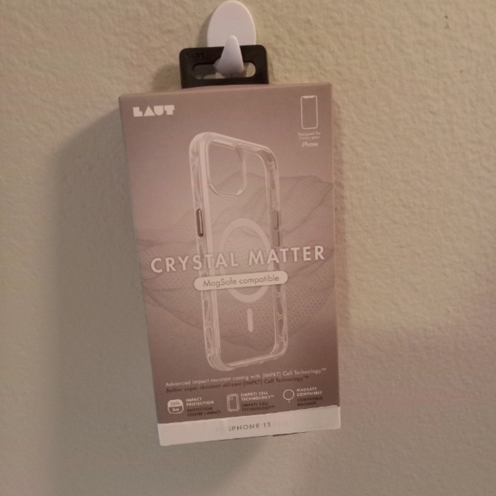 Crystal Matter IPhone Series 13 case.